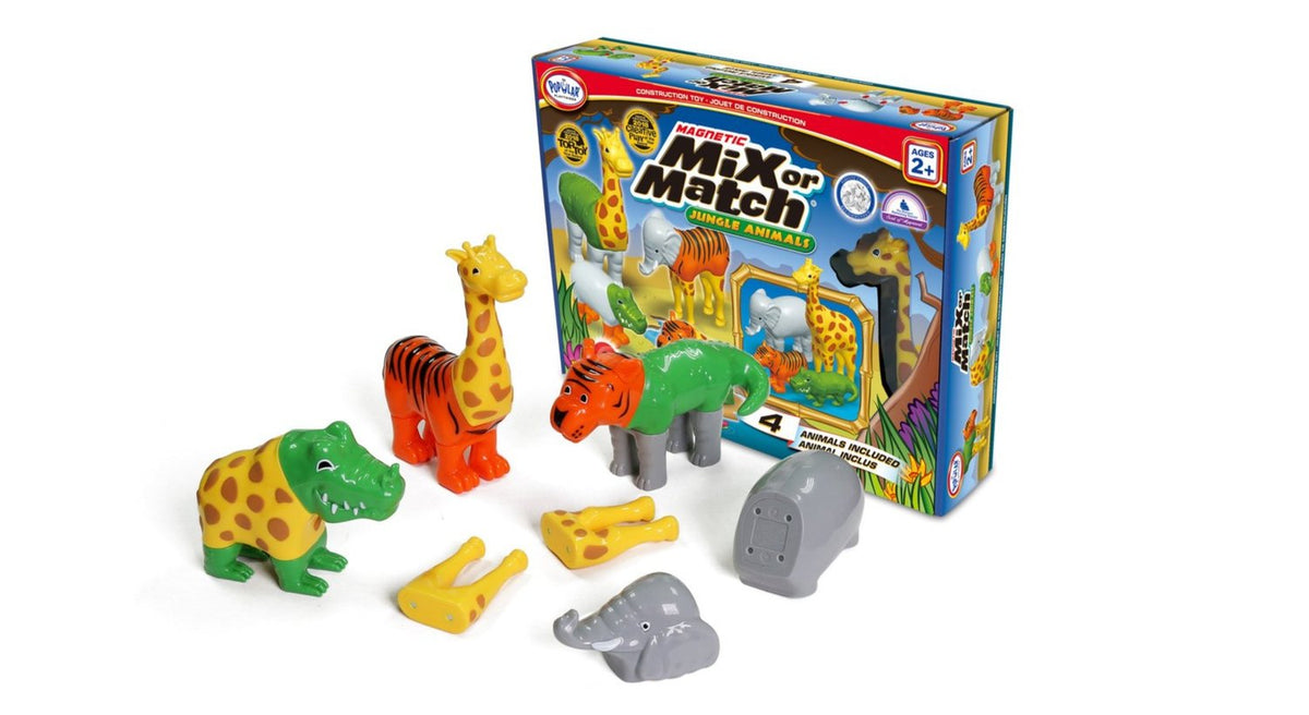 Mix or Match Jungle Animals Buddies Toys