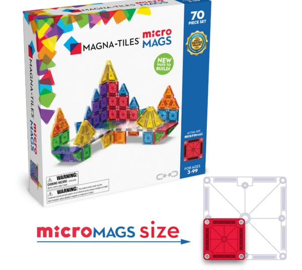 Magna Tiles MicroMags 70 pc Deluxe Set