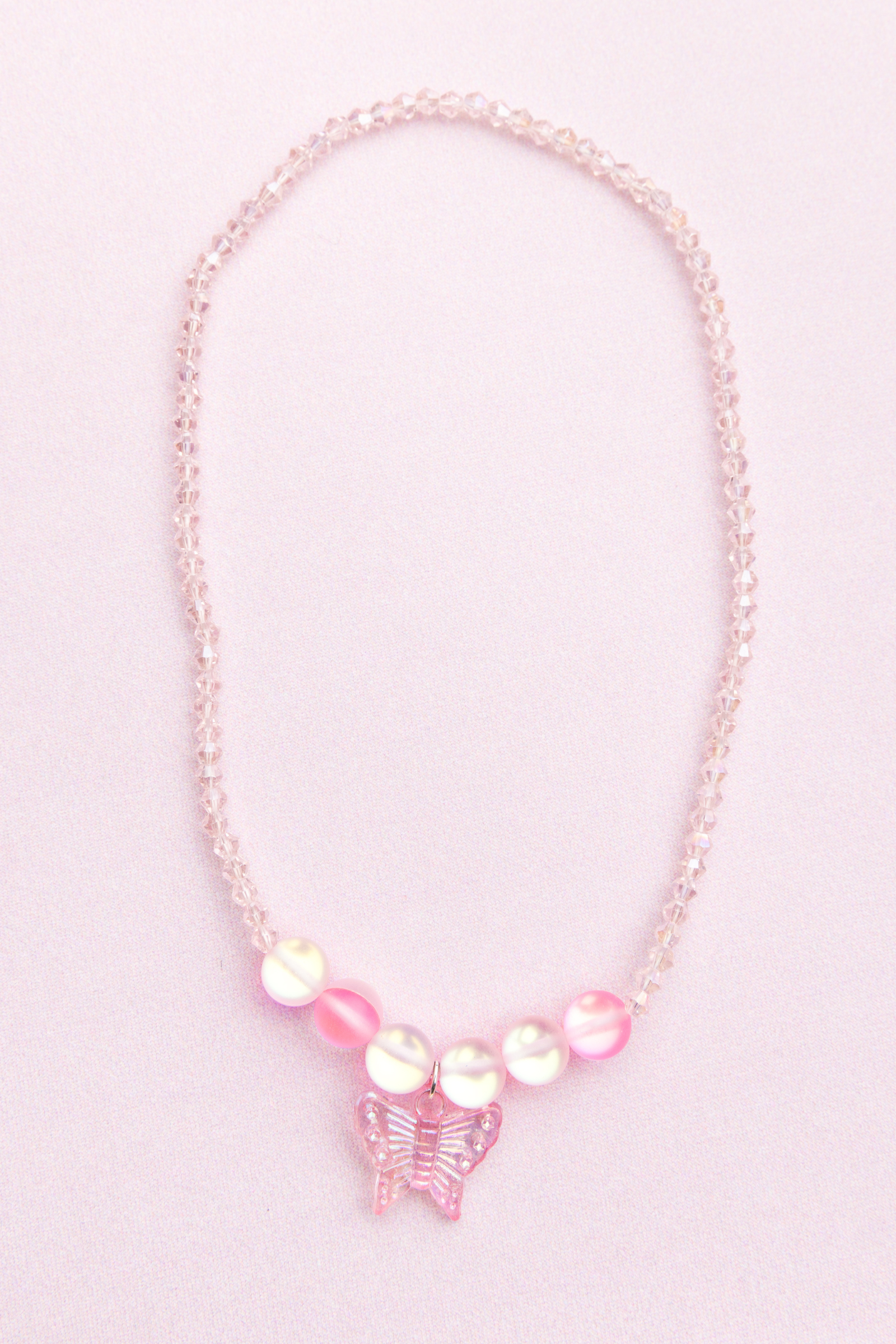 Pink sale crystal beads